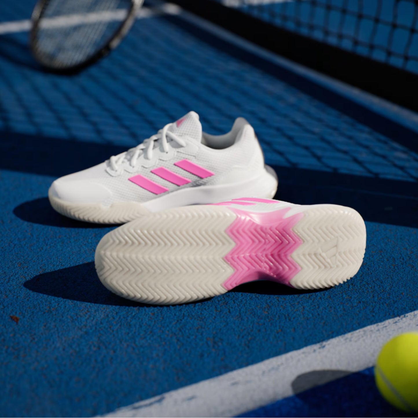 ADIDAS SHOE GAME COURT 2 WN WHITE/PINK/CORE BLACK (AW25)