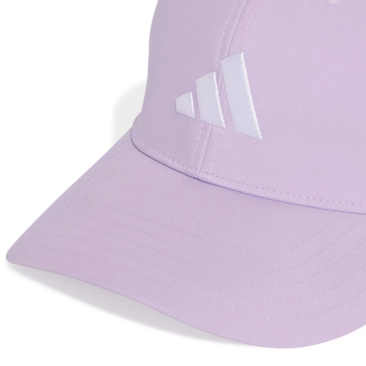 Purple cap with Adidas logo on a white background