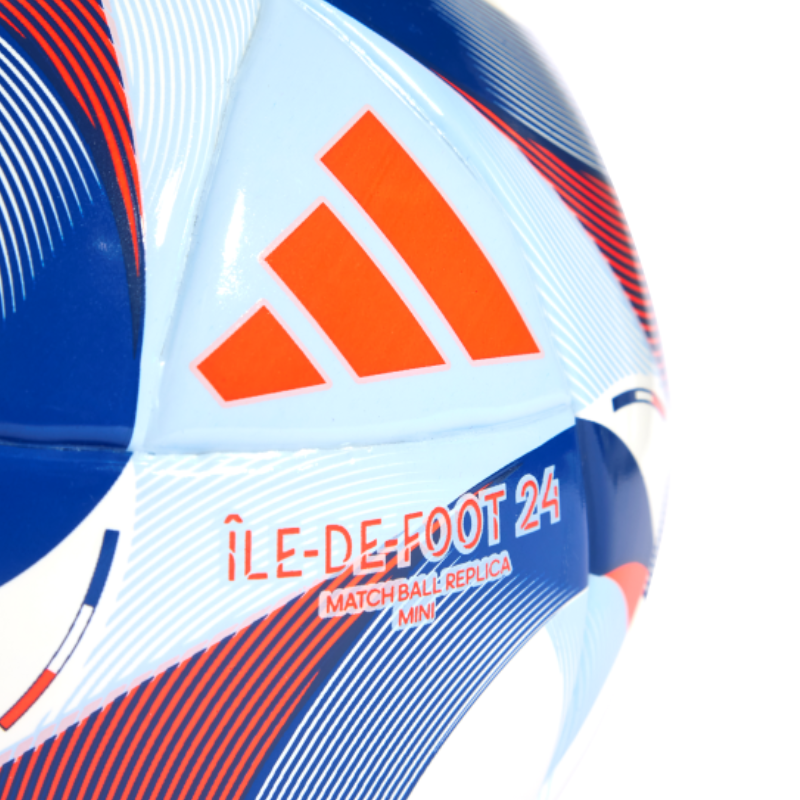 ADIDAS BALL SOCCER OLYMPICS ILE-DE-FOOT MINI WHITE/SOLAR RED (AW24)
