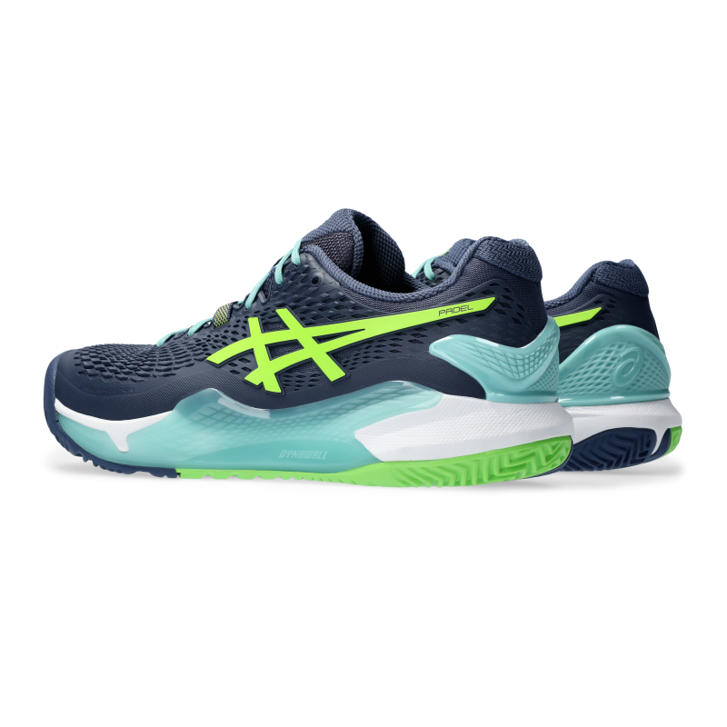ASICS SHOE G-RESOLUTION 9 PADEL MN THUNDER BLU/ELECTRIC LIME (SS24) (TBD)