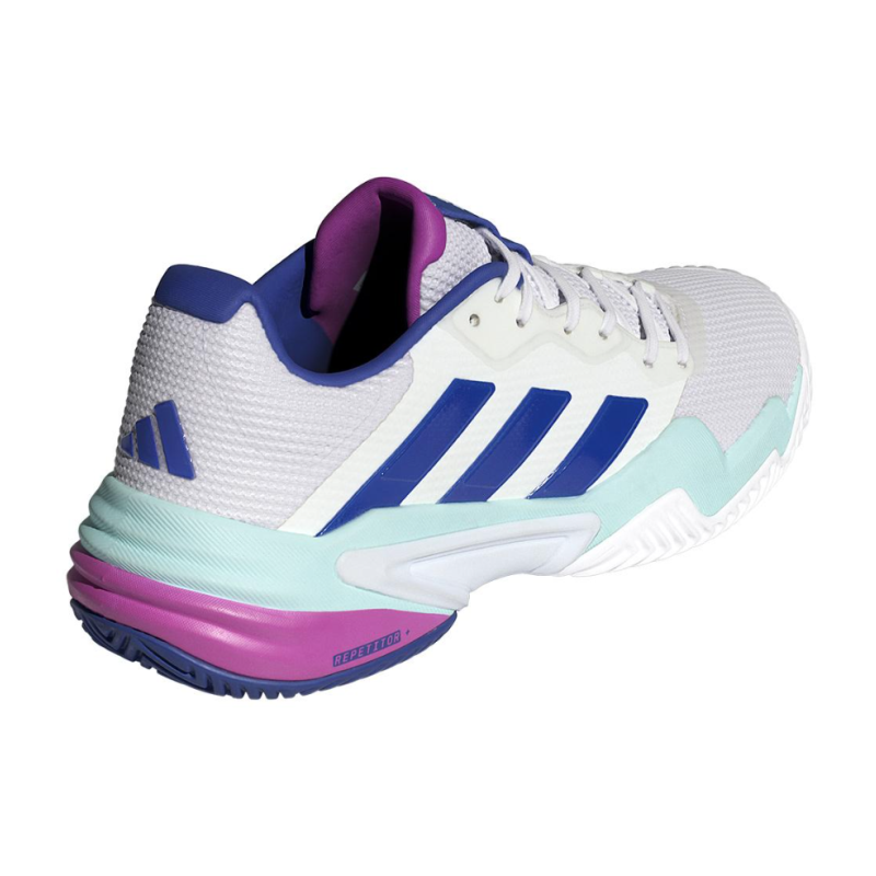 ADIDAS SHOE BARRICADE 13 MN WHITE/LUCID BLUE (AW24)