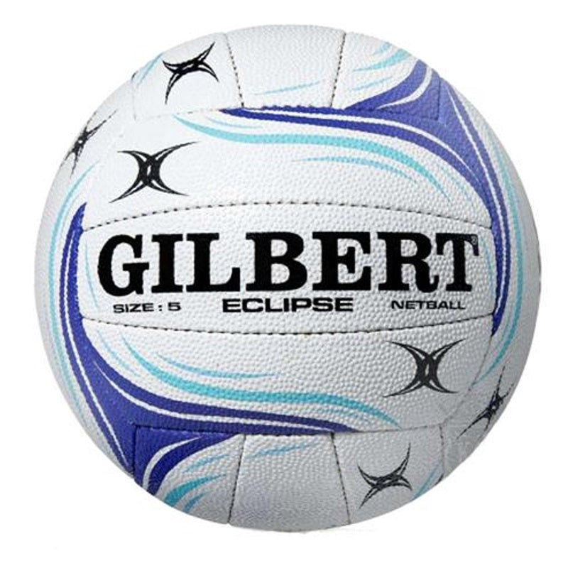 GILBERT BALL NETBALL ECLIPSE GSA WHT/BLU