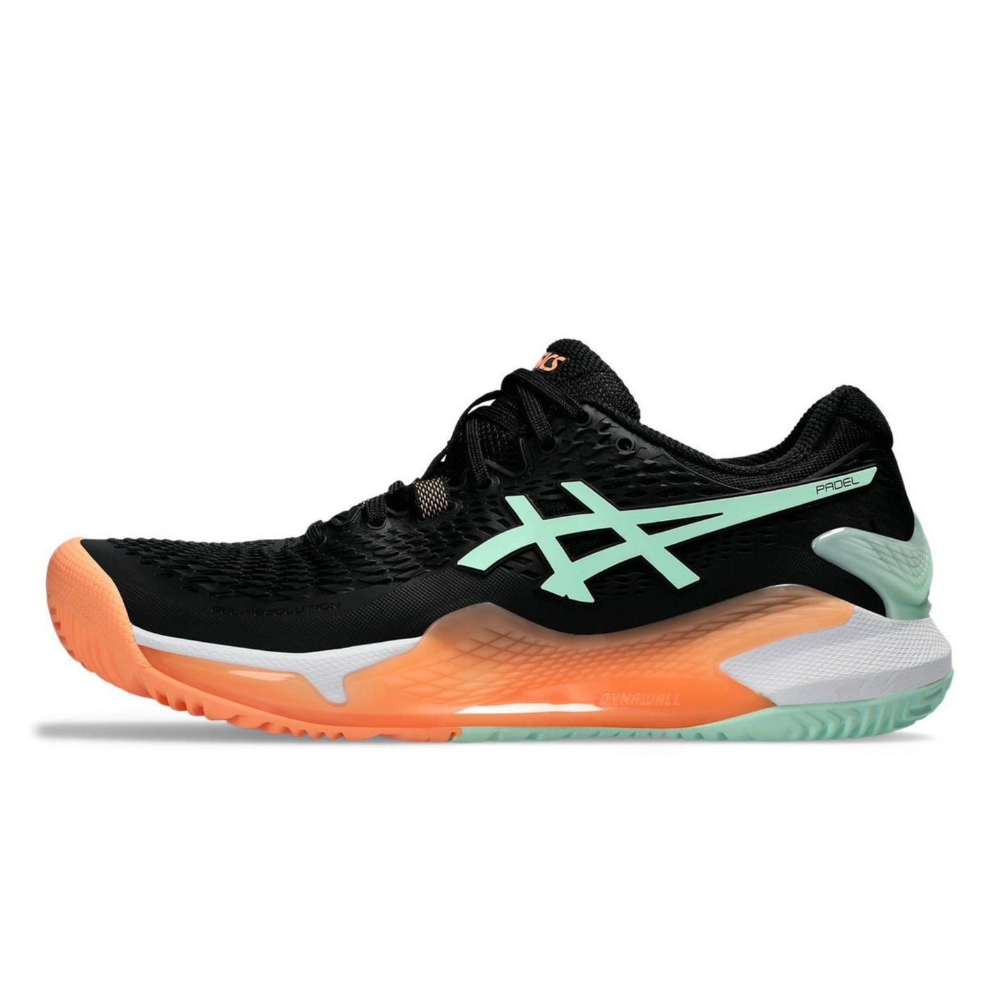 ASICS SHOE G-RESOLUTION 9 PADEL WN BLACK/MINT TINT (SS24) (TBD)