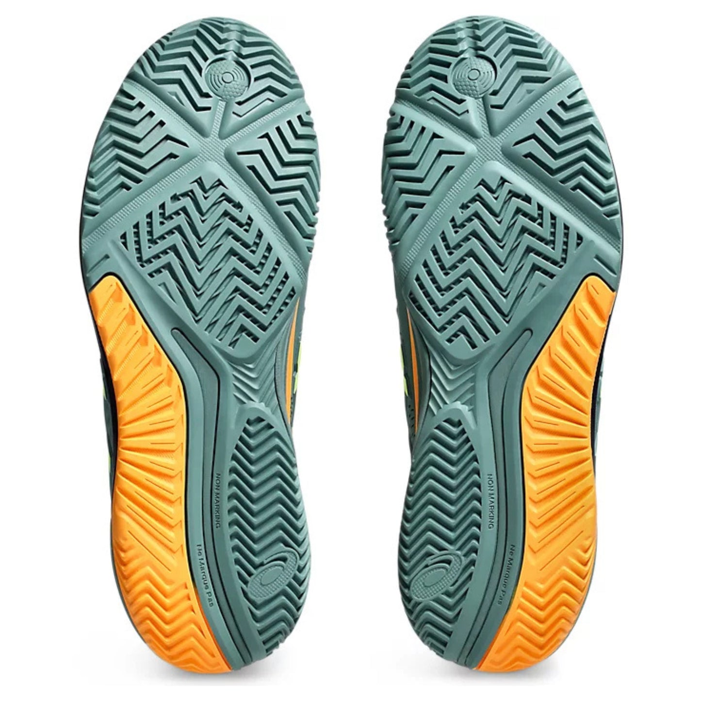 ASICS SHOE G-RESOLUTION 9 PADEL MN CELADON/SAFETY YELLOW (AW24)