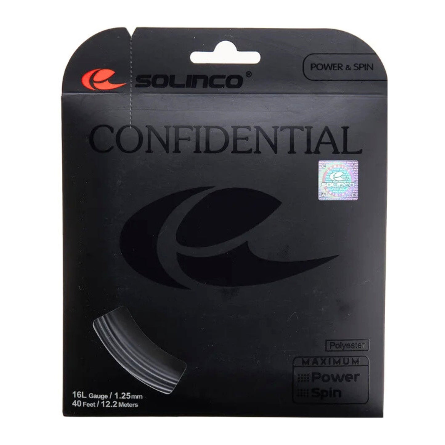 SOLINCO STRING CONFIDENTIAL BLK 16G 1.25MM SET