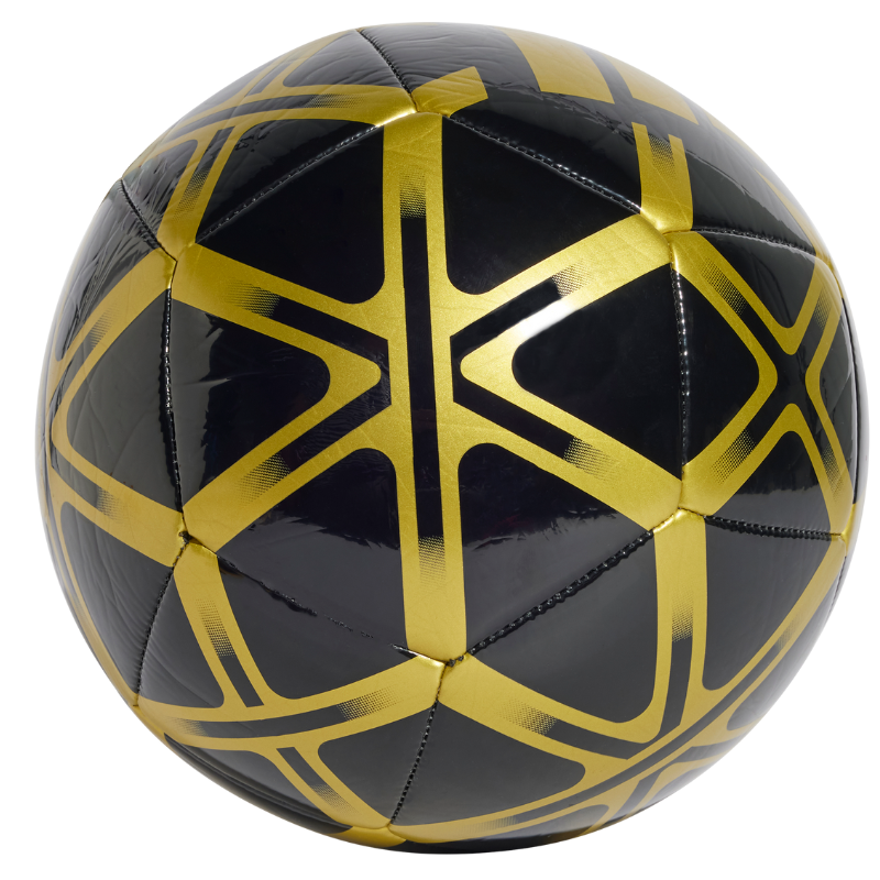 ADIDAS BALL SOCCER STARLANCER CLUB BLACK/GOLD METALLIC (SS25)