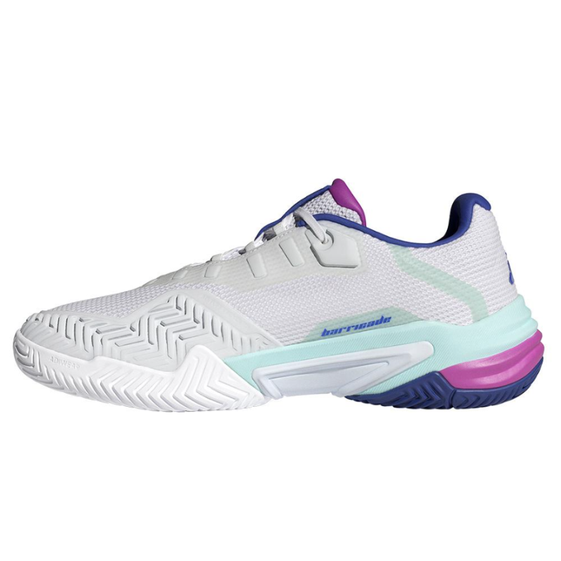 ADIDAS SHOE BARRICADE 13 MN WHITE/LUCID BLUE (AW24)
