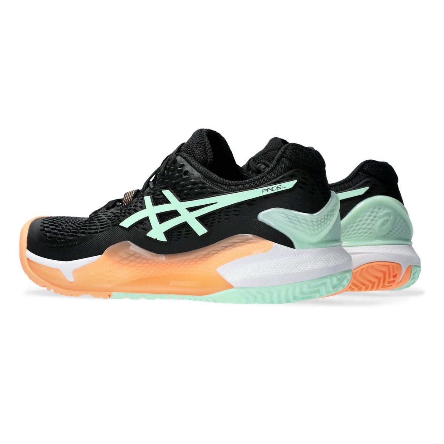 ASICS SHOE G-RESOLUTION 9 PADEL WN BLACK/MINT TINT (SS24) (TBD)