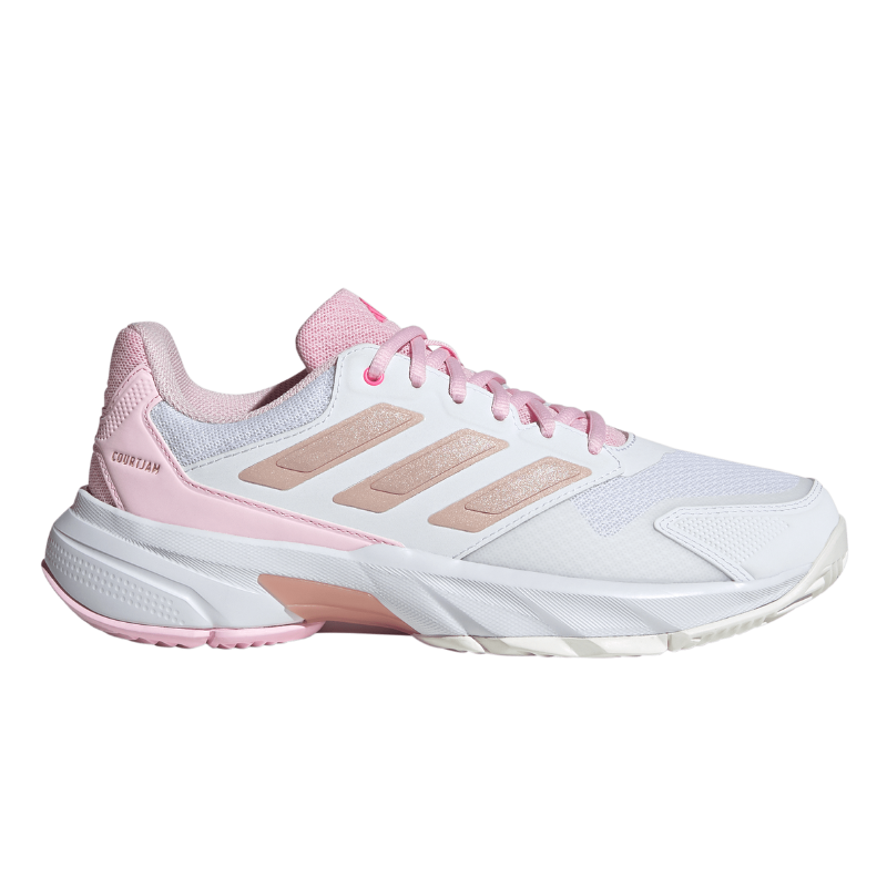 ADIDAS SHOE COURTJAM CONTROL 3 WN WHITE/ LUCID PINK (AW25)