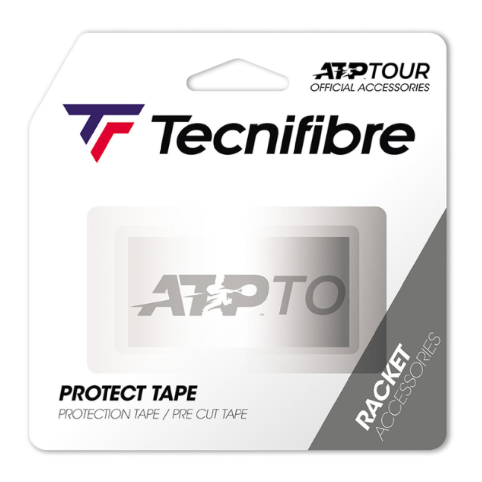 Tecnifibre racket protect tape packaging with ATP Tour logo on a white background