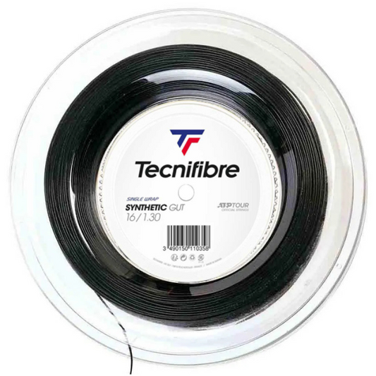 TECNIFIBRE STRING SYN GUT 1.30MM 16G BLK REEL