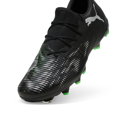 PUMA BOOT FUTURE 8 MATCH FG/AG BLACK/GRAY/FLUO GREEN (SS25)
