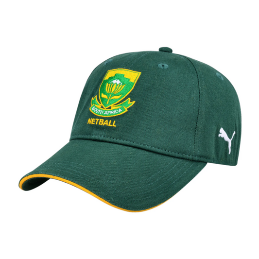 PUMA CAP NETBALL PROTEAS GREEN/YELLOW (AW24)