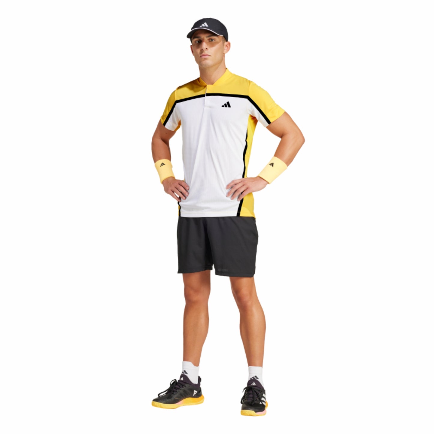 ADIDAS SHIRT POLO PRO HEAT READY FREELIFT MN WHITE/SPARK (SS24)