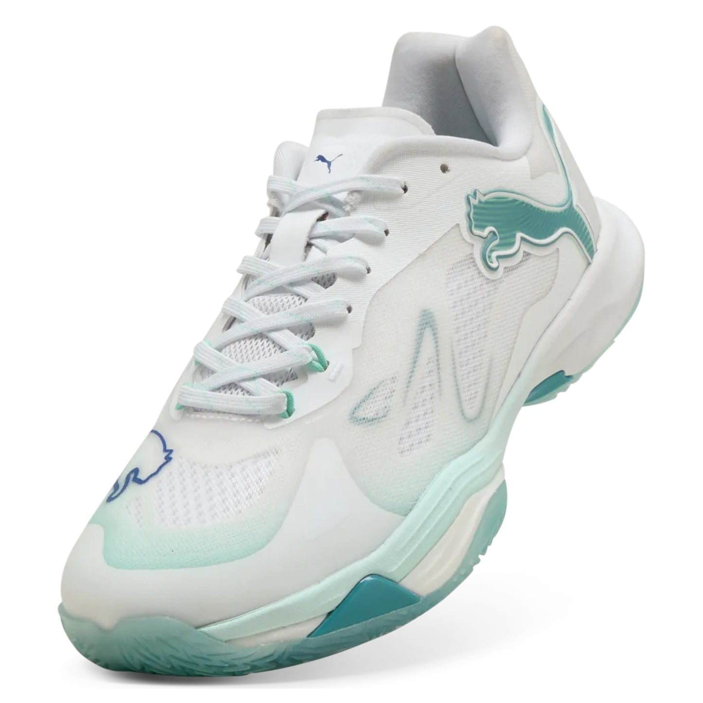 PUMA SHOE VANTAGE NITRO GAME ON W+ WN WHITE/BALTIC SEA BLUE (SS26)