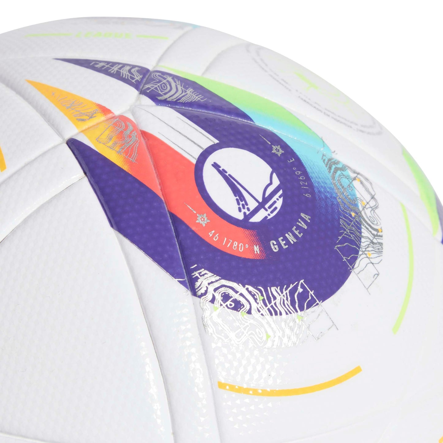 ADIDAS BALL SOCCER EURO25 LEAGUE WHITE/PANTONE/LUCID LEMON (SS25)