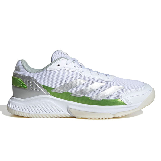 ADIDAS SHOE PADEL COURTQUICK WN WHITE/SILVER/LUCID LEMON (AW25)