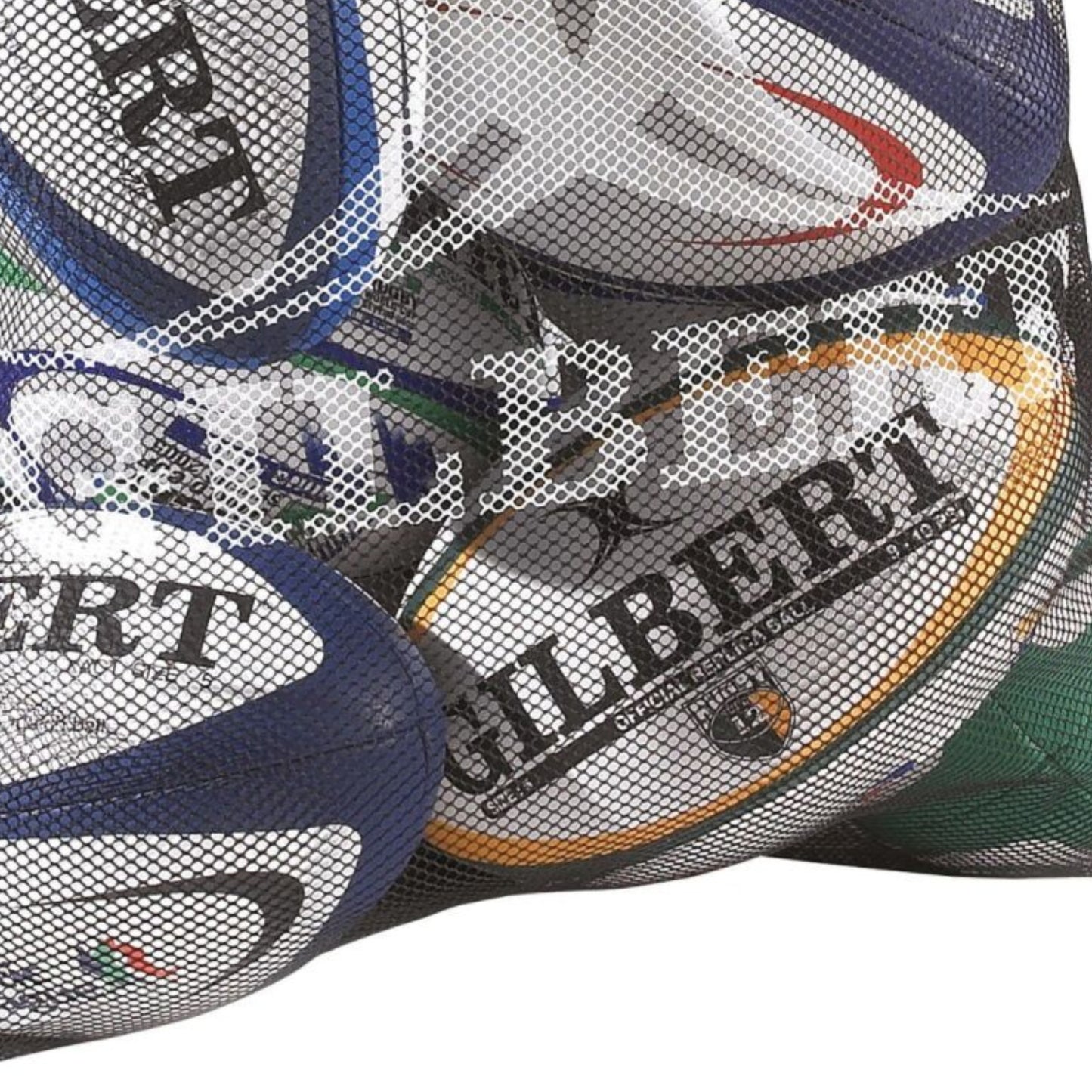 GILBERT BAG 12 BALL FINE MESH BLK