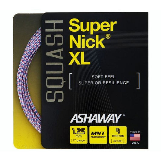 ASHAWAY STRING SQ SUPERNICK XL 17G 1.25MM SET