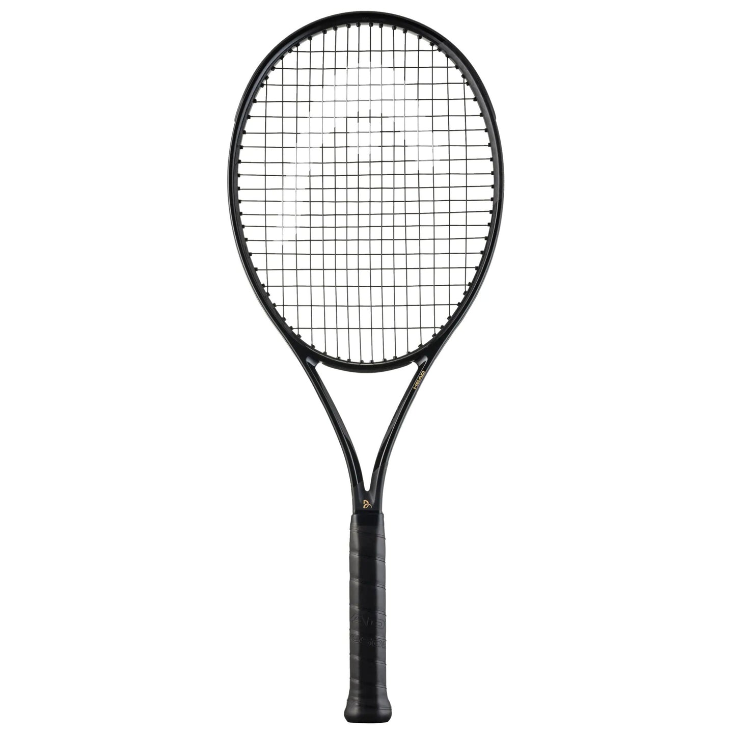 Black Head tennis racket on a white background