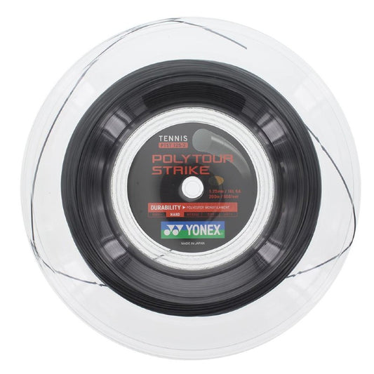 YONEX STRING POLYTOUR STRIKE 1.25MM 16G BLK REEL