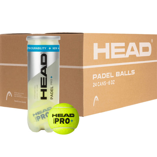 HEAD Padel balls with a box in the background