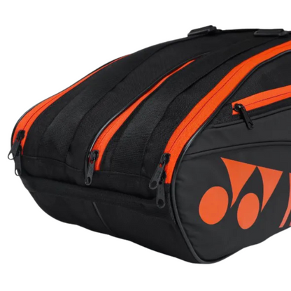 YONEX BAG TEAM 6R (42326) BLACK/ORANGE