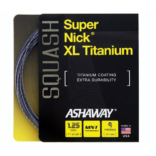 ASHAWAY STRING SQ SUPERNICK XL TIT 17G 1.25MM SET
