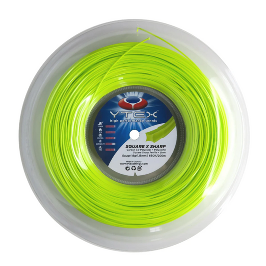 YTEX STRING SQUARE X SHARP LIME 18 1.15MM REEL
