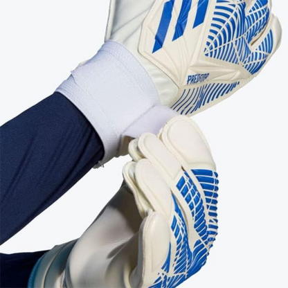 ADIDAS GLOVE SOCCER GOALKEEPER PREDATOR WHT/BLU