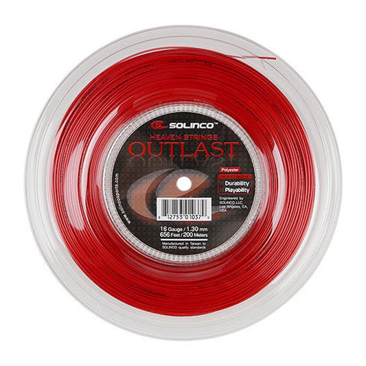 SOLINCO STRING OUTLAST RED 16G 1.30MM / REEL