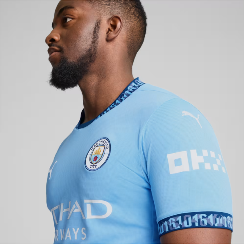 PUMA SOCCER JERSEY HOME MAN CITY MARINE BLUE 24/25 / S