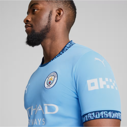 PUMA SOCCER JERSEY HOME MAN CITY MARINE BLUE 24/25 / S