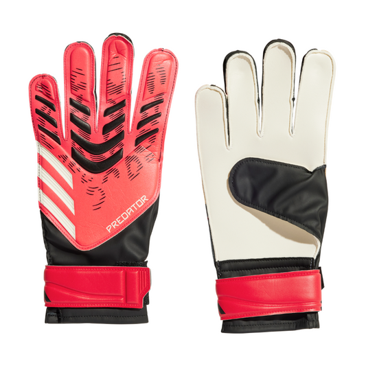 ADIDAS GLOVE SOCCER GOALKEEPER TRAINING PREDATOR LUCID RED/BLACK (SS25)