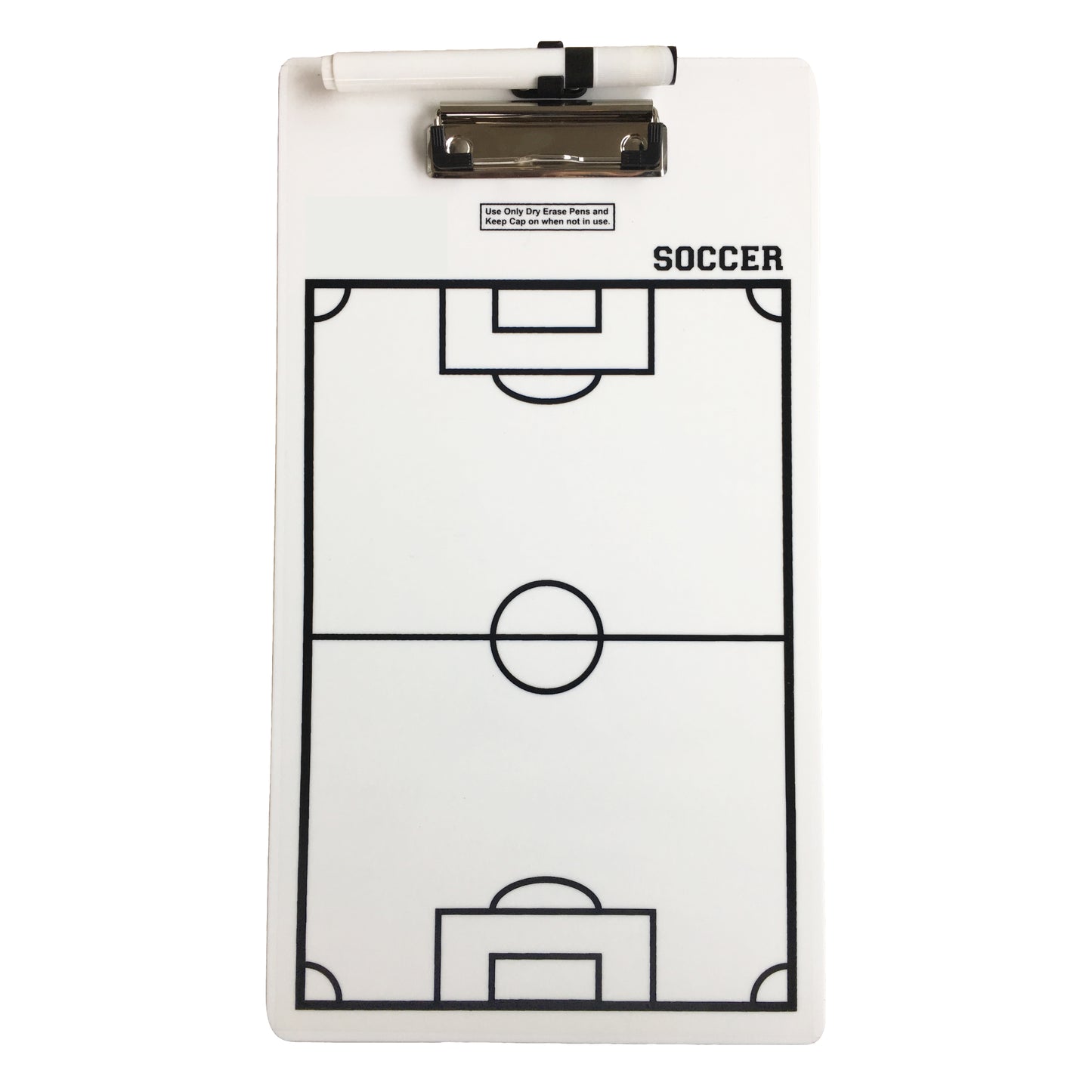 DIR CLIPBOARD SOCCER COACHES + MARKER WHT (TBD)