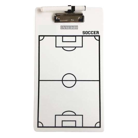 DIR CLIPBOARD SOCCER COACHES + MARKER WHT (TBD)