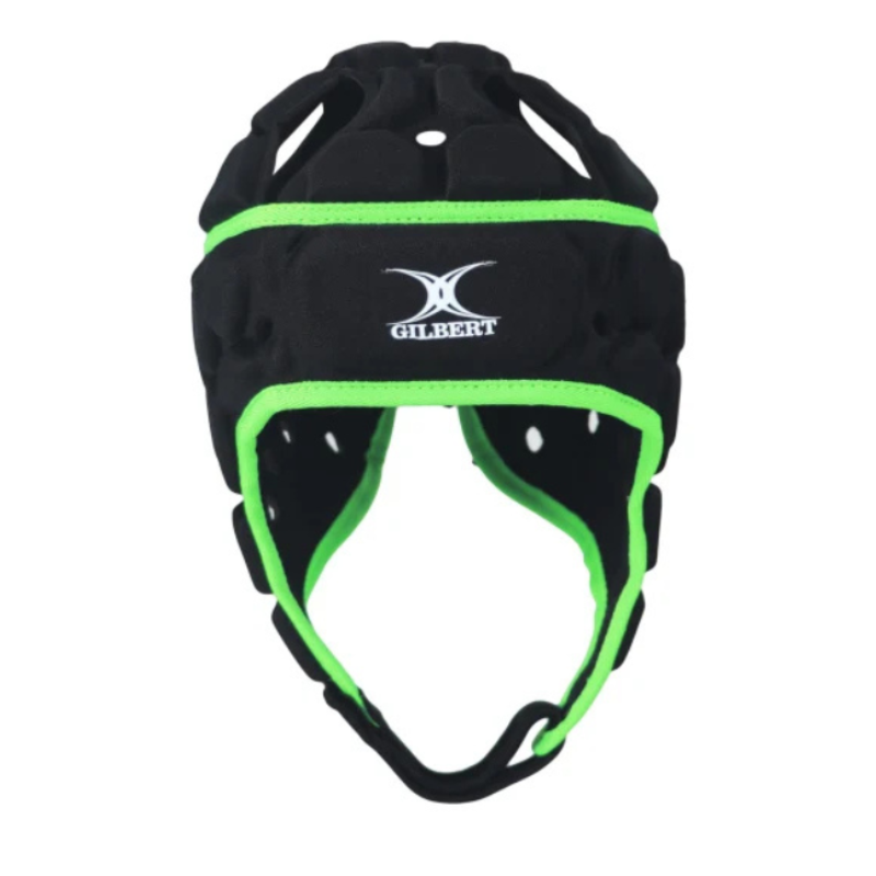 GILBERT HEADGUARD RUGBY ATTACK II BLACK/GREEN