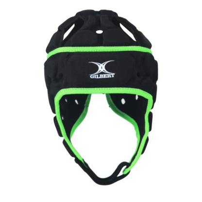 GILBERT HEADGUARD RUGBY ATTACK II BLACK/GREEN