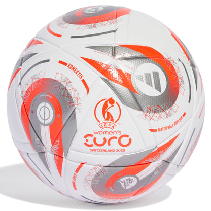 ADIDAS BALL SOCCER WOMENS EURO 25 LEAGUE FINAL WHITE/SILVER/LEMON (AW25)