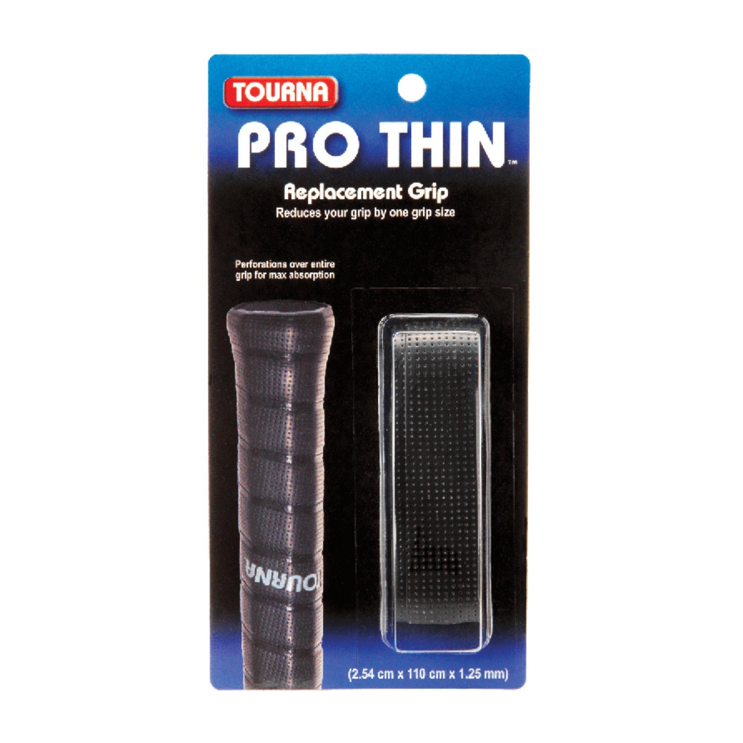 TOURNA GRIP REPLACEMENT PRO THIN 1.2MM BLK