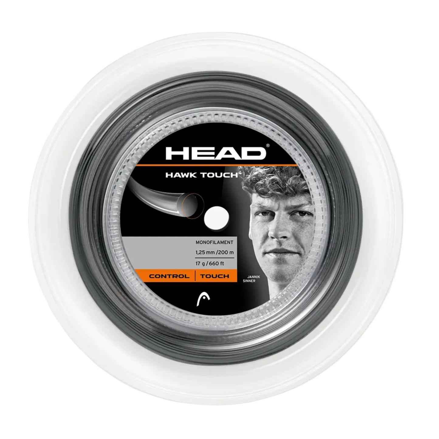 HEAD STRING HAWK TOUCH 17G 1.25MM ANTHRACITE REEL