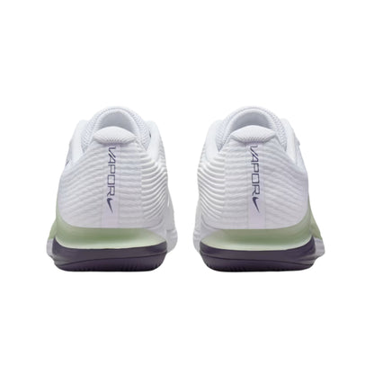 White tennis shoes with 'Vapor' branding on a white background