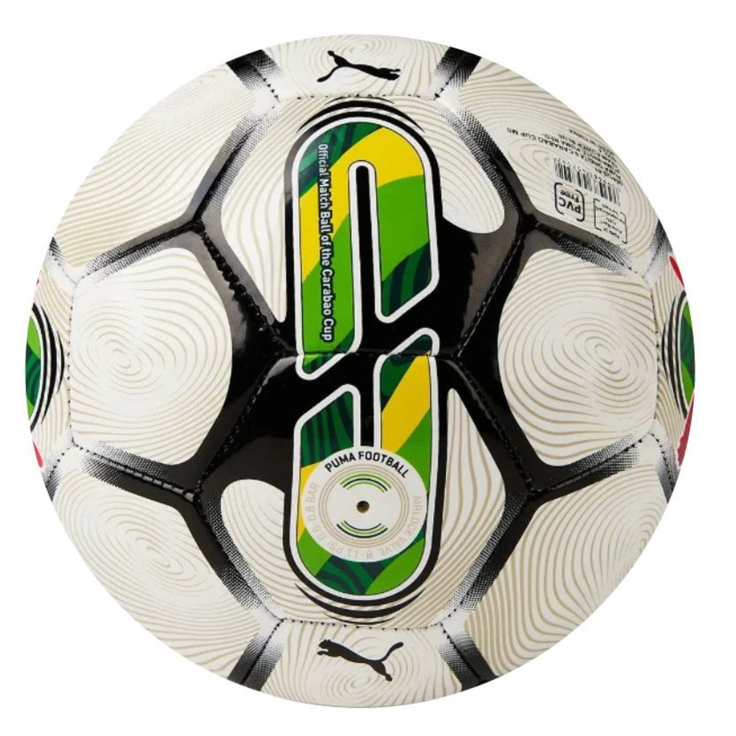 PUMA BALL SOCCER ORBITA 6 CARABAO CUP MS WHITE/GREEN (SS24)