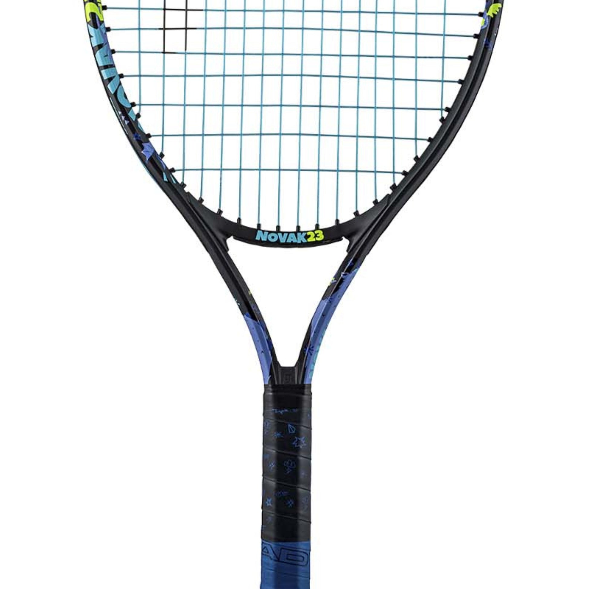 Head tennis racket with brand name on a white background