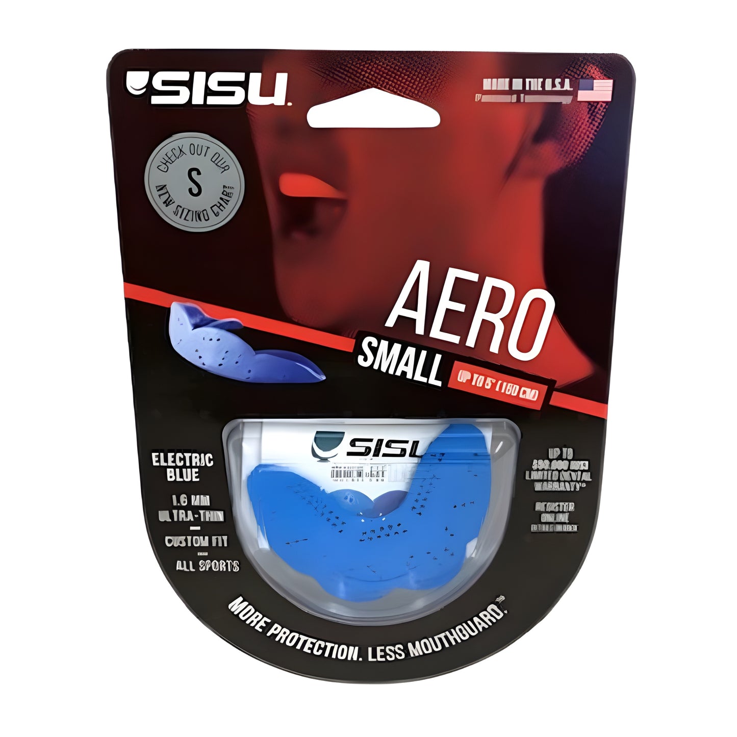SISU MOUTHGUARD AERO SNR 1.6MM SMALL ASSORTED