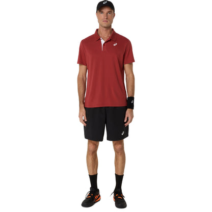 ASICS SHIRT POLO COURT MN BURNT RED (SS25)