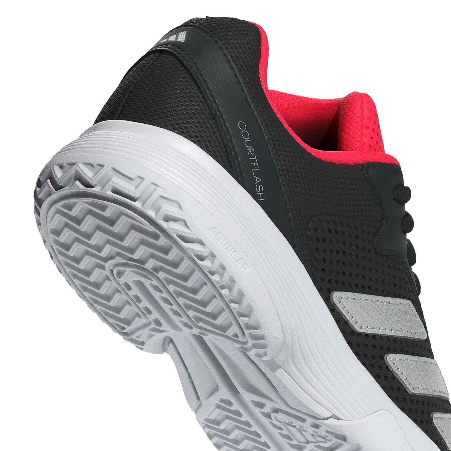 ADIDAS SHOE COURTFLASH KID BLACK/RED (SS26)