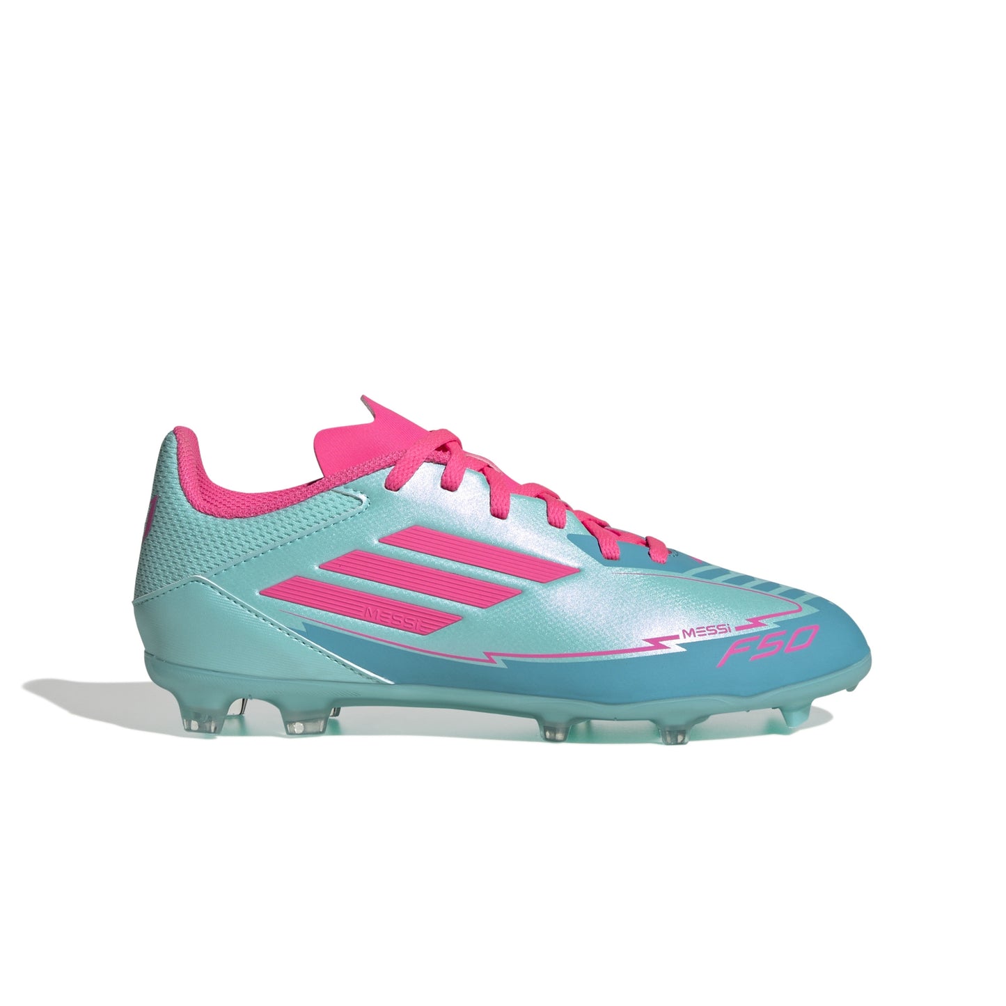ADIDAS BOOT F50 LEAGUE MESSI JNR AQUA/PINK (SS25)