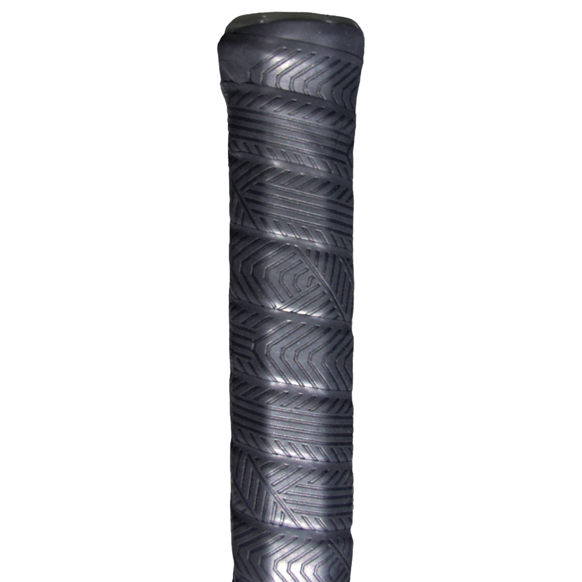 Black textured grip on a white background