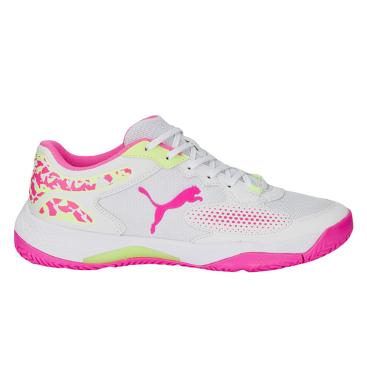 PUMA SHOE SOLARCOURT RCT WN WHITE/RAVISH/YELLOW (SS24)